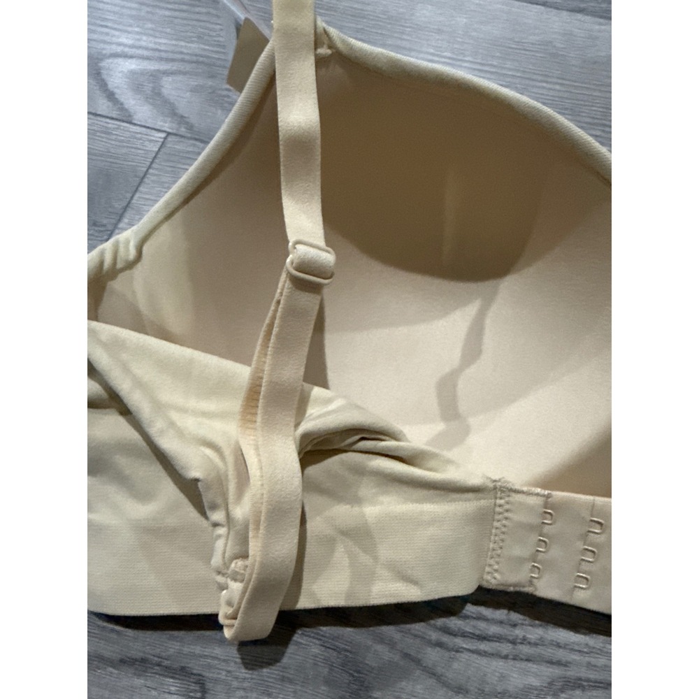 Truekind Supportive Comfort Wireless Shaping Bra Beige Large NWT w/ Extender - Picture 7 of 8